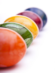 easter egg green nest white