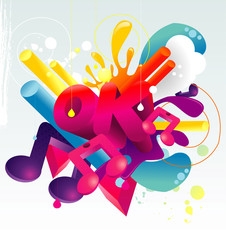 ok color vector illustration © chispas