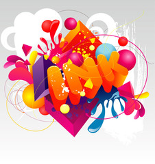 ink color vector illustration © chispas