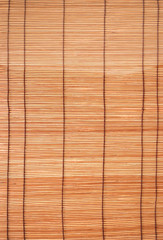 brown bamboo matting background and texture