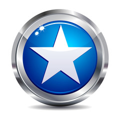 Obraz premium Star button Icon