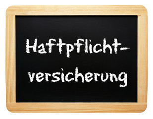 Obraz premium Haftpflichtversicherung oder Haftpflicht Versicherung