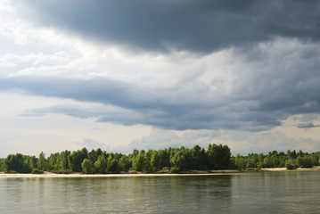 on the river is coming storm