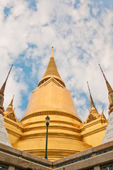 Gold pagoda, surrounded by the pagoda