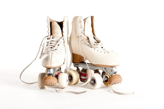 roller skates isolated on white background