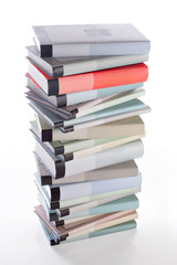 Books stack.