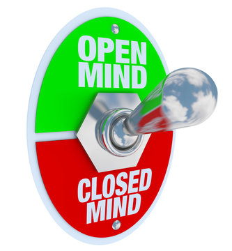 Open vs Closed Mind - Toggle Switch