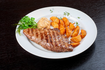 Juicy beef steak