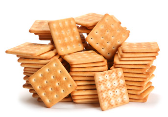 Salt square crackers