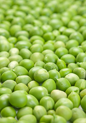 Fresh peas background