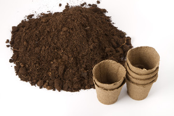 soil and peat pots