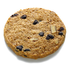 Nuts and chocolate-chip cookie