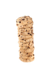 pile de cookies au chocolat