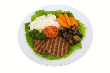 Breakfast in a plate