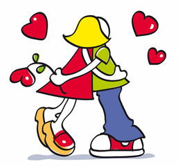 pareja de enamorados