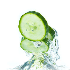 cucumber in water