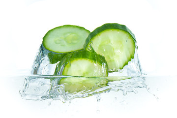 cucumber in water