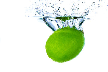 lime splashing