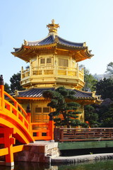 Fototapeta premium The Pavilion of Absolute Perfection in the Nan Lian Garden