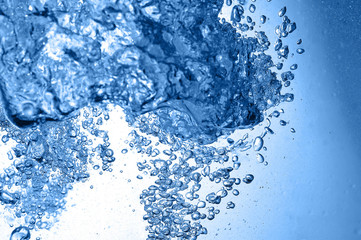 bubbles and water
