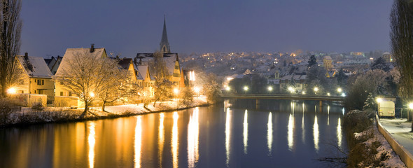 Fototapeta premium Rottenburg am Neckar im Winter