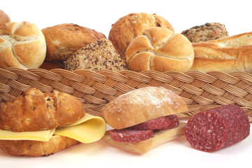 Various bread rolls
