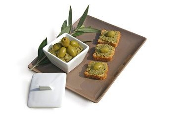 tapenade d'olives vertes