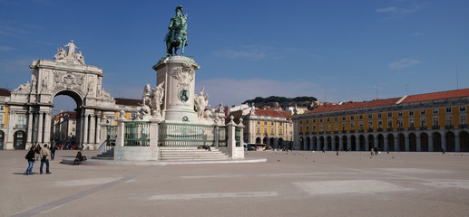 Fototapeta na wymiar Common Place Lisboa Portugal