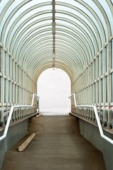 Tunnel leadnig down to the light