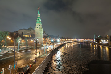 Ночная Москва.