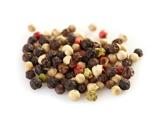 white black and red pepper