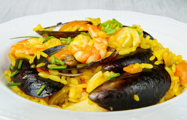 paella di pesce