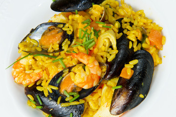 paella di pesce