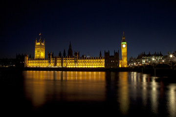 Fototapeta na wymiar Big Ben in the evening