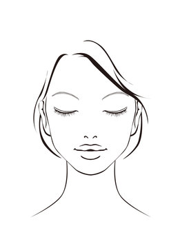 recommend clip art: 女性の顔