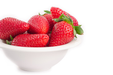 Strawberries isolated