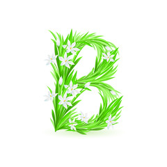 One letter of water alphabet