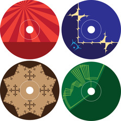 CD - DVD Label Design template