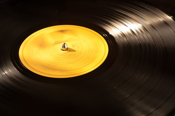 Vinyl Record Playing