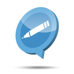 3d pencil icon
