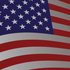 Usa flag america symbol - illustration