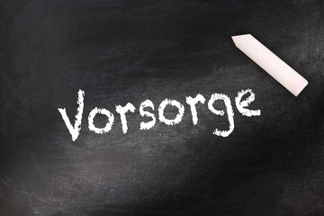 Obraz premium Vorsorge