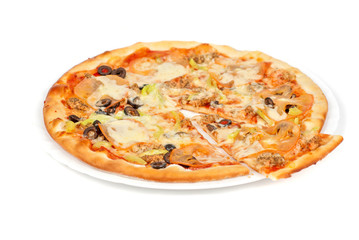 seafood pizza