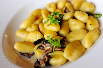 Mushroom Gnocchi cuisine