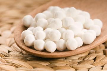 white tapioca pearls