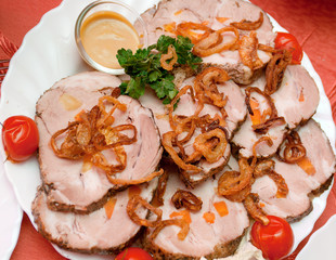 Toasted fried meat roll
