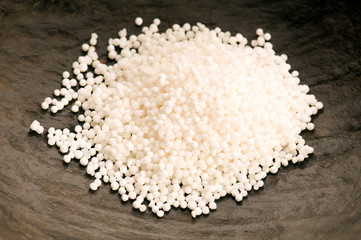 Fototapeta na wymiar white tapioca pearls