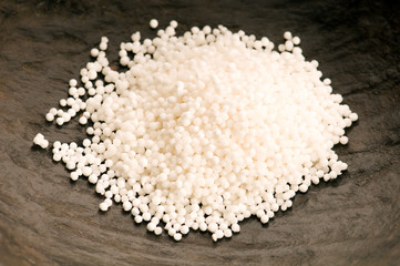 white tapioca pearls