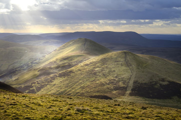 Landscape from Scotland's Pentlands Hills