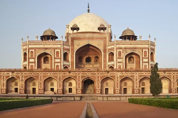 Keuken spatwand met foto Humayun's Tomb © JeremyRichards